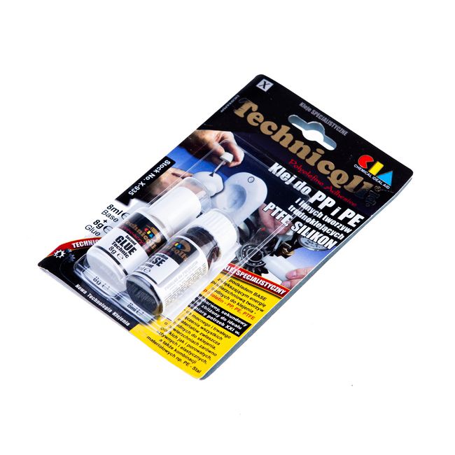 Klej Technicqll do PP, PE i PTFE 8 g + 8 ml
