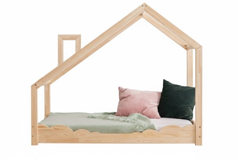 Łóżko dziecięce ADEKO Stolarnia LUNA D 80x160 sosna 1 szt.