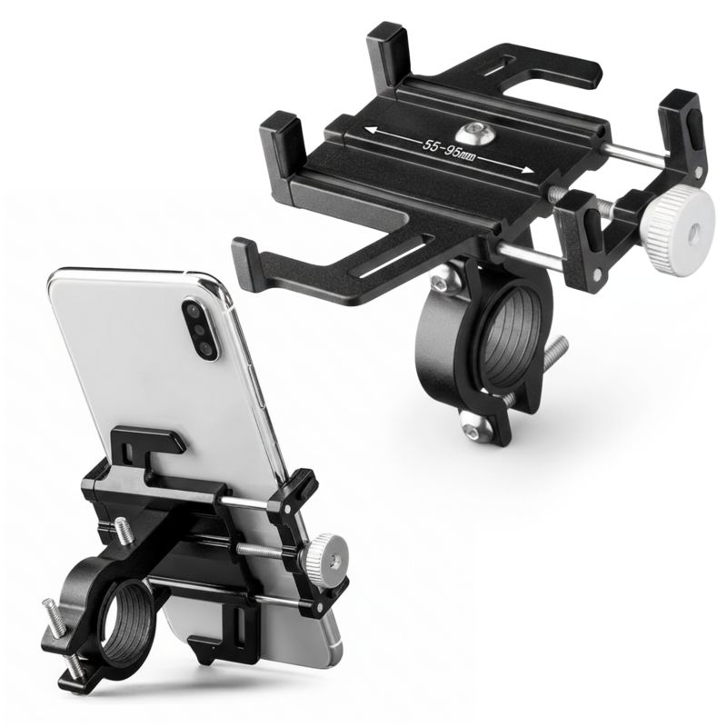 Uchwyt rowerowy Be-active.pl regulowany do roweru telefonu mocowanie na kierownicę 1 szt.