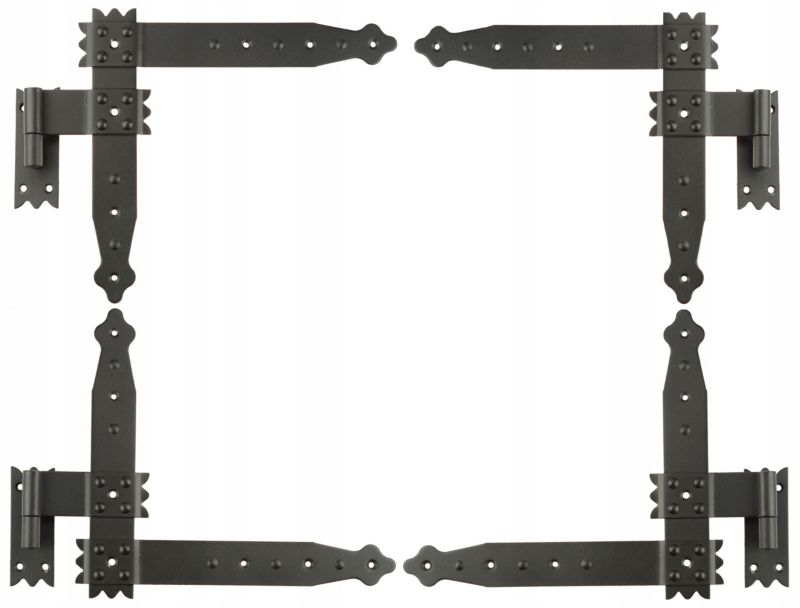 Zawias FEINZ Kątowy Do Okiennic 25X23 Cm Kuty Retro 4 szt.