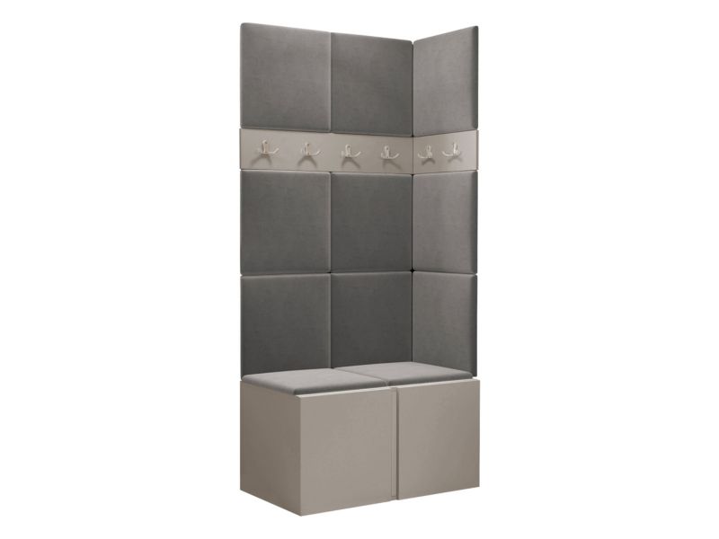 Garderoba MIRJAN 24 Orion I kaszmir + szary 1 kpl.