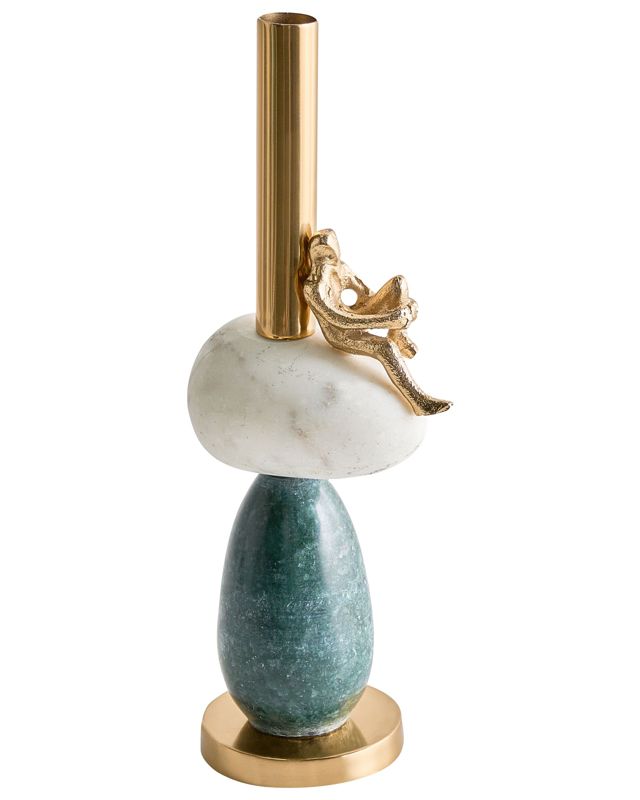 Świecznik Barice Marmur 34 cm Kolorowy 1 szt.