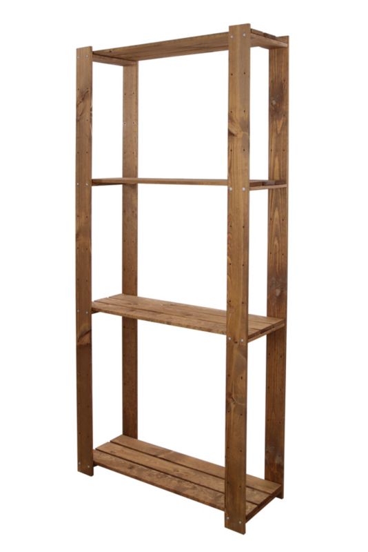 Regał drewniany MODO24 sosnowy 174 cm do spiżarni i schowka 1 szt.