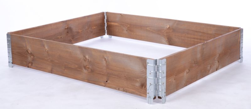 Nadstawka paletowa MODO24 impregnowana brązowa do grządki i zielnika 120 x 100 cm 1 szt.