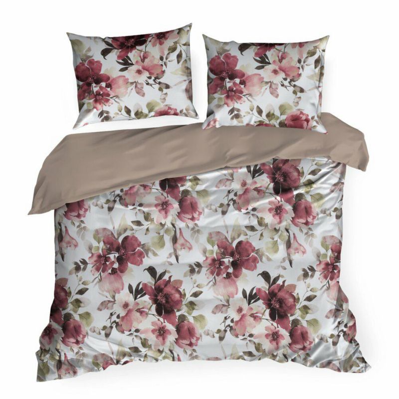 Pościel Spring/74 Eurofirany 220X200 cm biały satyna bawełna 1 kpl.