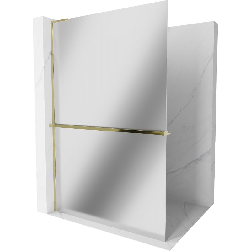 Ścianka prysznicowa Mexen Kioto+ L złota 100x200 cm 800-100-123-50-50 1 szt.