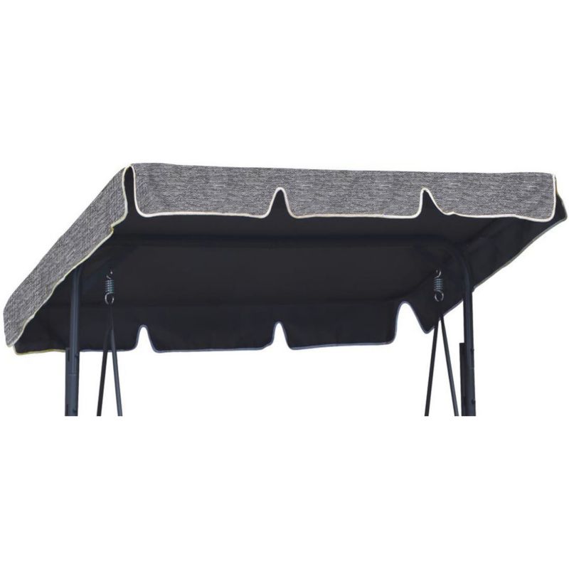 Daszek na huśtawkę ogrodową Ferocity 112x166 cm len 1 szt.