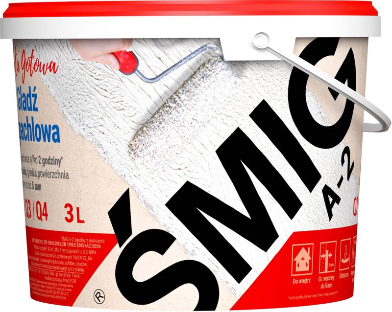 Gotowa gładź szpachlowa Megaron Śmig A-2 5 kg biała