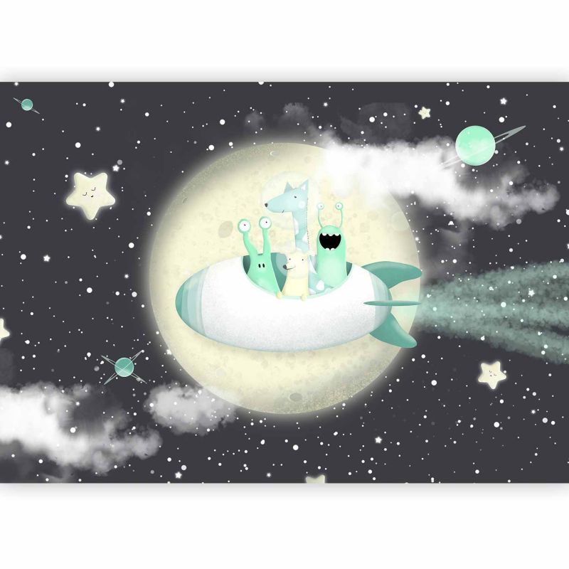 Fototapeta flizelinowa Premium Artgeist 155g/m2 Dla dzieci czarna 400x280 (8 części) 10008aa rolka 1 szt