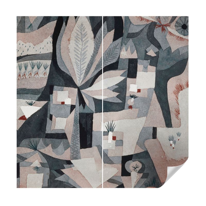 Fototapeta samoprzylepna Wallfluent 250x250 cm Abstrakcja natury Dla Miłośników Abstrakcyjnej Sztuki Vintage 1 szt.