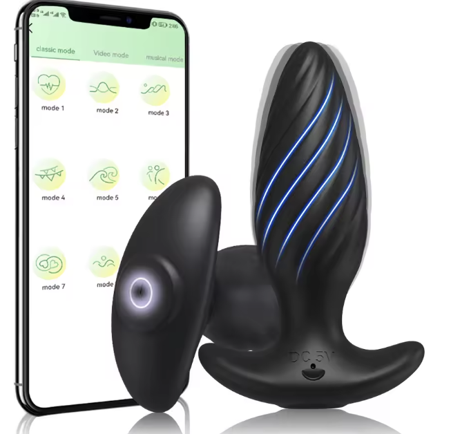 Korek analny sterowany telefonem 062