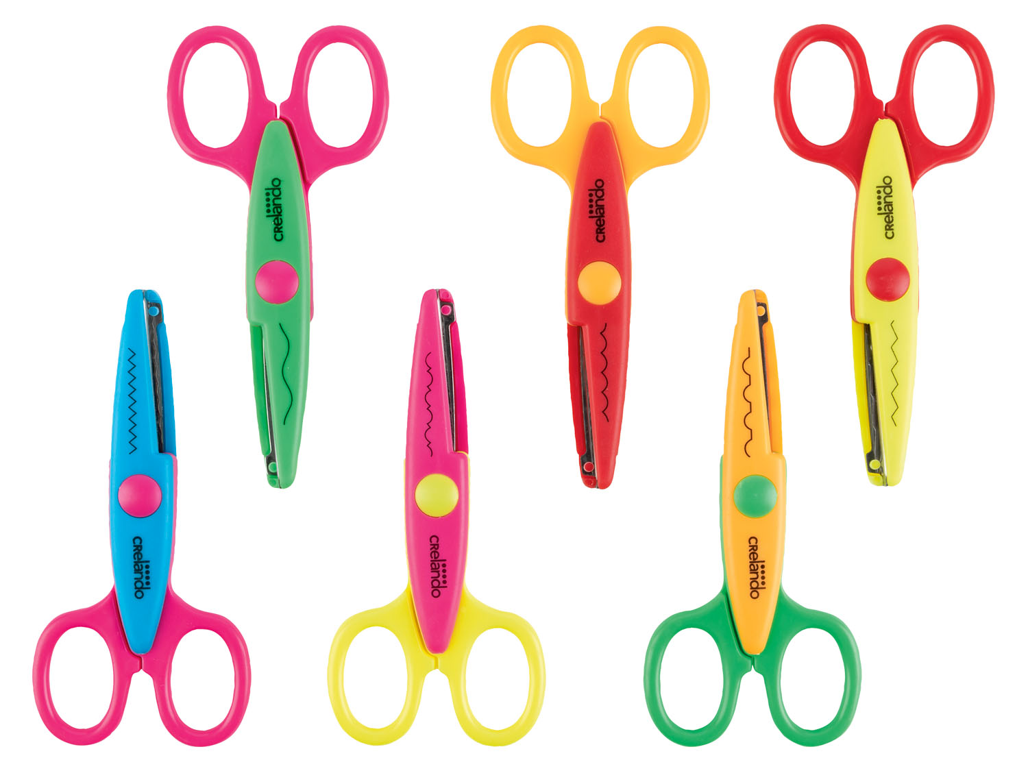 crelando Akcesoria artystyczne dla dzieci Nożyczki do prac kreatywnych