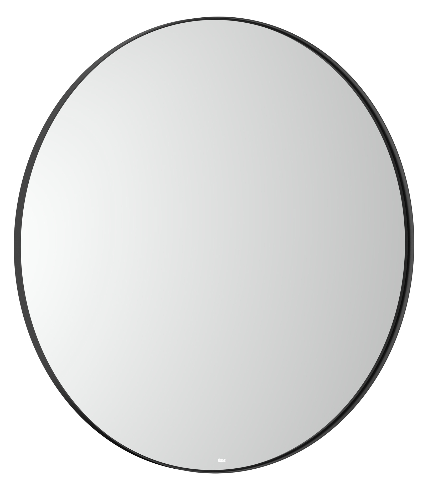 Darmowa Dostawa - Lustro 80x80 cm okrągłe z oświetleniem czarny Roca Luna A812426000