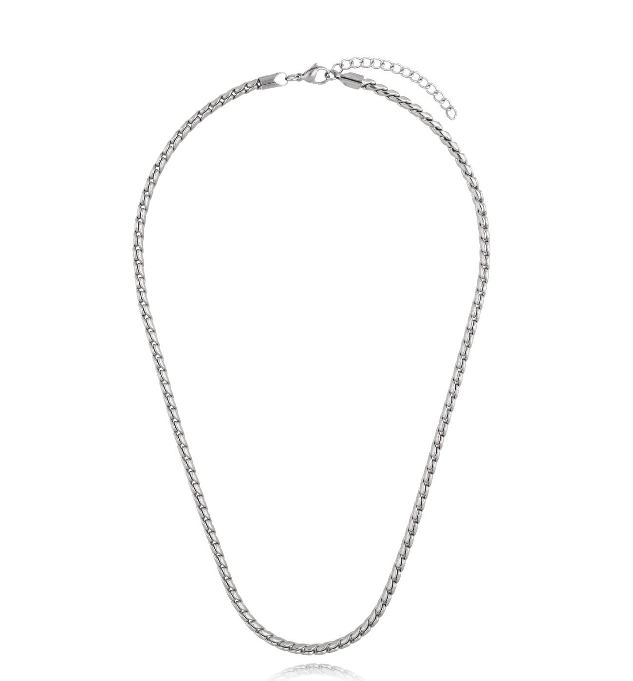 Naszyjnik srebrny łańcuch Hrodi - By Dziubeka