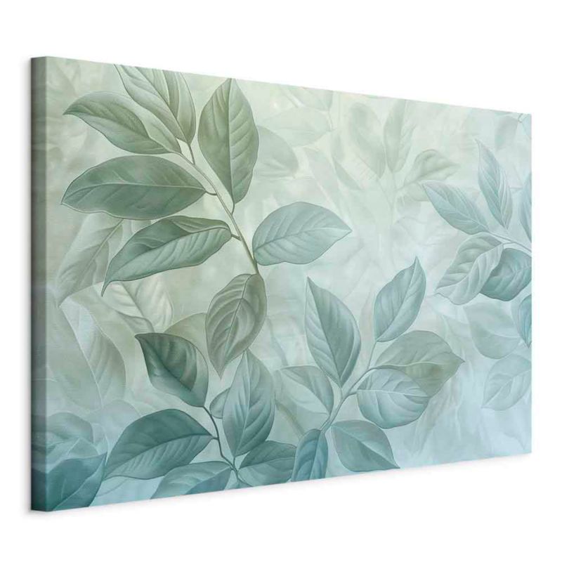 Obraz Artgeist Mint leaves 90 x 60 cm płótno włoskie 1 szt