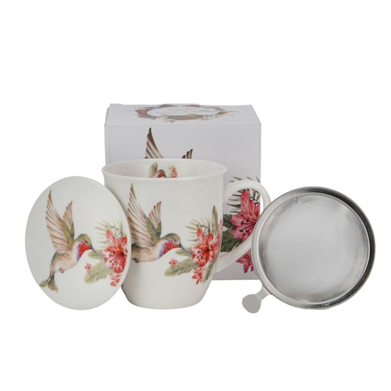 Kubek Koliber DUO porcelanowy z zaparzaczem 400 ml 1 szt.