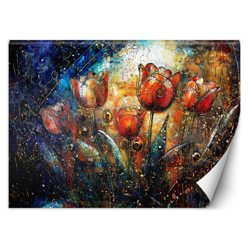 Fototapeta Feeby Abstrakcyjne Kwiaty Kolorowe 300x210 1 szt