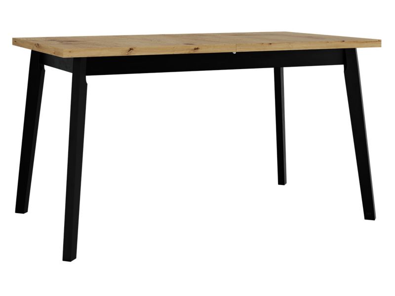 Stół rozkładany MIRJAN 24 Oslo V 80x140/180 dąb artisan + czarny 1 szt.