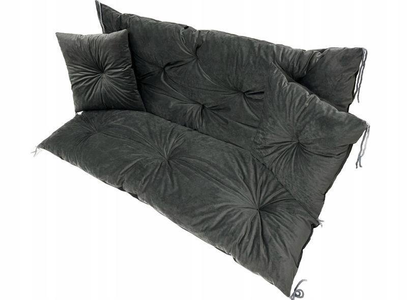 Poduszka ogrodowa Artdesign welurowa 120x60x50 na huśtawkę paletę i 2 Poduszki 1 kpl.