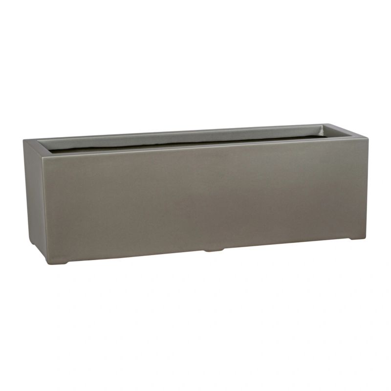 Doniczka Z Włókna Szklanego Na Taras Do Domu Zadora D972LB Szary Mat 1 szt