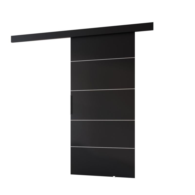 Drzwi przesuwne MINIO go for it PRIM B 106 cm czarne z czarną maskownicą 1 szt.