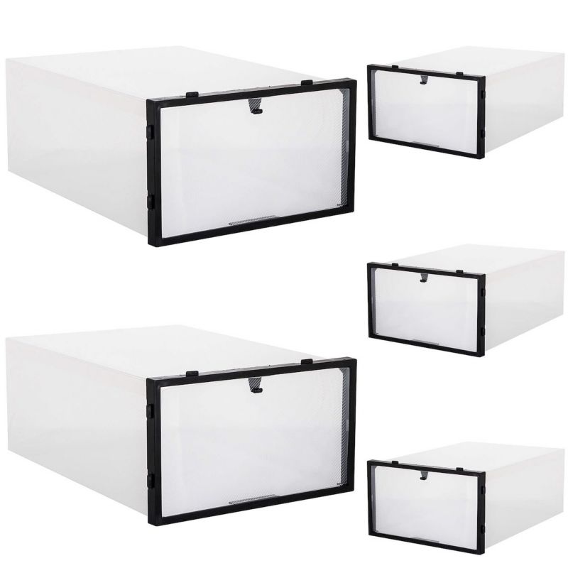 Organizery na buty Springos 34x23x13,5 cm z otwieraną klapą 5 szt.