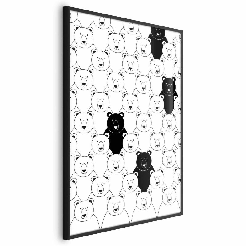 Plakat Artgeist Obcy w stadzie 60x90 cm z ramą czarną 1 szt