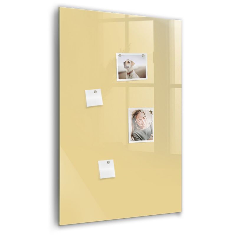 Tablica magnetyczna z nadrukiem Wallfluent 60x90 cm Kolor kremowy 1 szt.