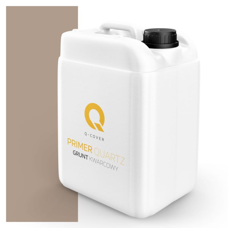 Grunt Kwarcowy pod Tynk Silikonowy Q-Cover Orzechowy jasny F534 7.5KG