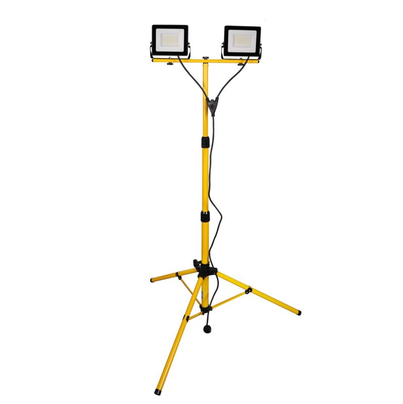 Statyw Sanico Goldlux dwuramienny z naświetlaczami LED 2x30W 5400lm 6500K IP65 - 1 szt.