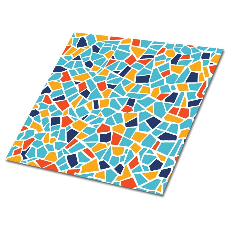 Kafelki samoprzylepne Tulup 30x30 cm Kolorowa mozaika 9 szt.