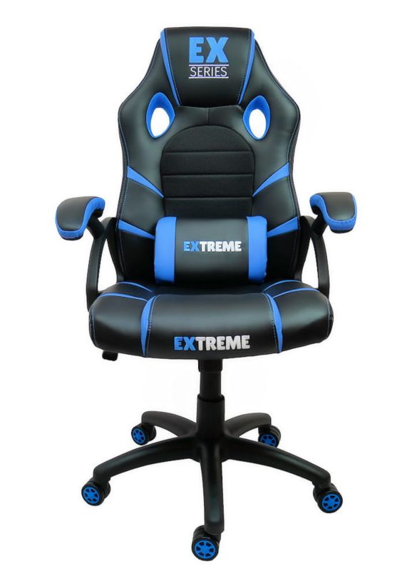 Fotel gamingowy Extreme EX czarno-niebieski 1szt