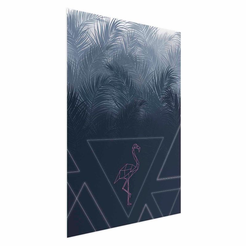 Plakat Artgeist Geometryczny ptak 60x90 cm bez ramy 1 szt