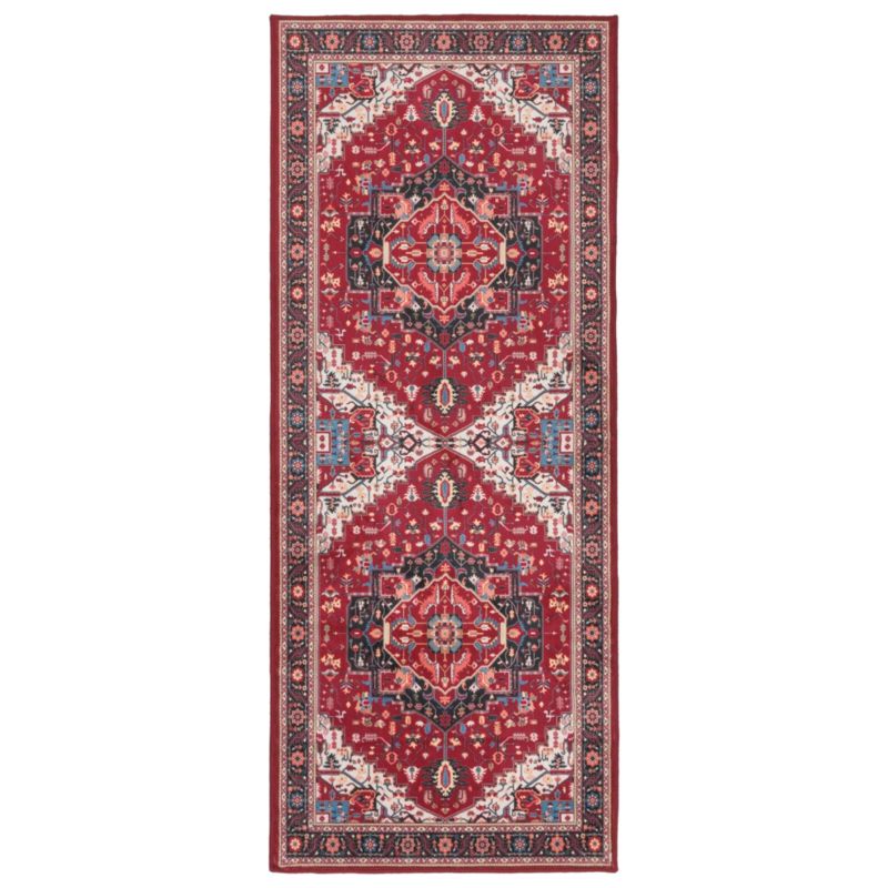 Dywan klasyczny 80x200 cm Sereno Velvet e-floor Velvet czerwony 1 szt