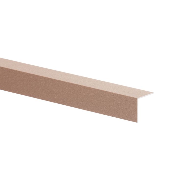 Kątownik aluminiowy 2600 x 20 x 20 x 1 mm piasek