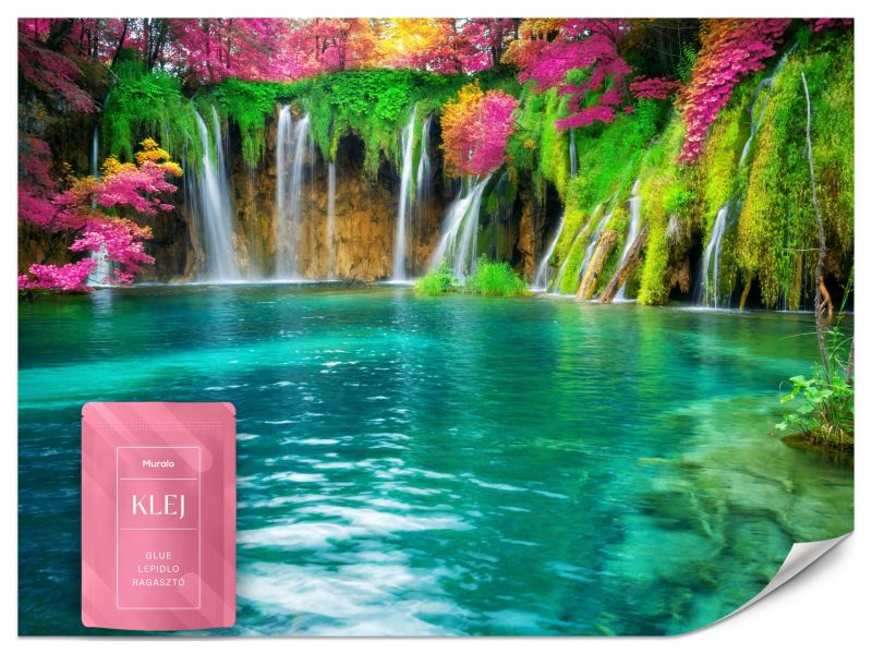Fototapeta Muralo Egzotyczny Wodospad Chorwacja Natura 100x70 cm 1szt.