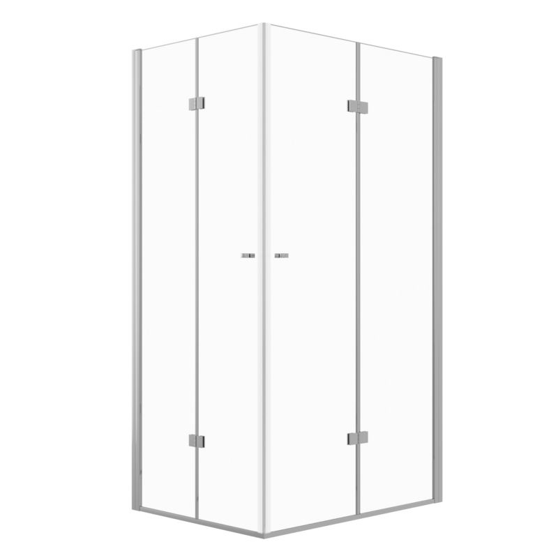 Kabina prysznicowa SEVANTE 110x80 cm prostokątna przesuwna IWAKI chrom 1 szt.