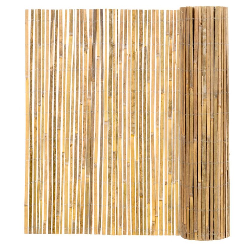 Osłona bambusowa Springos 1 x 3 m mata na ogrodzenie do ogrodu, na balkon brązowa 1 szt.