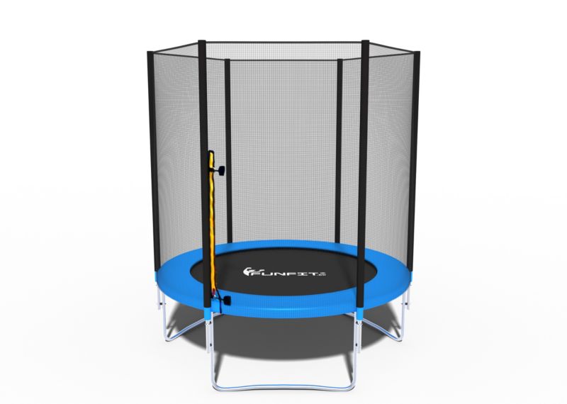 Trampolina ogrodowa FUNFIT GYM&FITNESS 183 cm 6 ft z siatką zewnętrzną 1 szt.