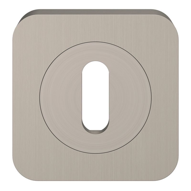 Szyld kwadratowy GoodHome Premium klucz nikiel satyna