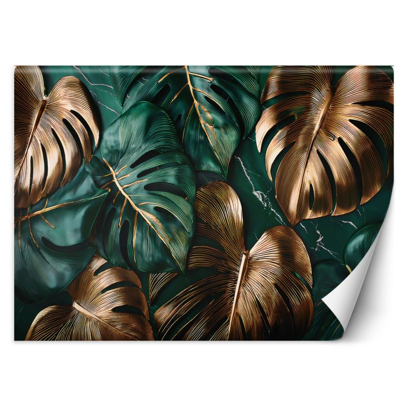 Fototapeta Feeby Złote Zielone Liście Monstery 400x280 1 szt