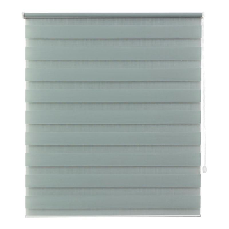 Roleta dzień/noc GoodHome Elin 137,3 x 160 cm seledynowa