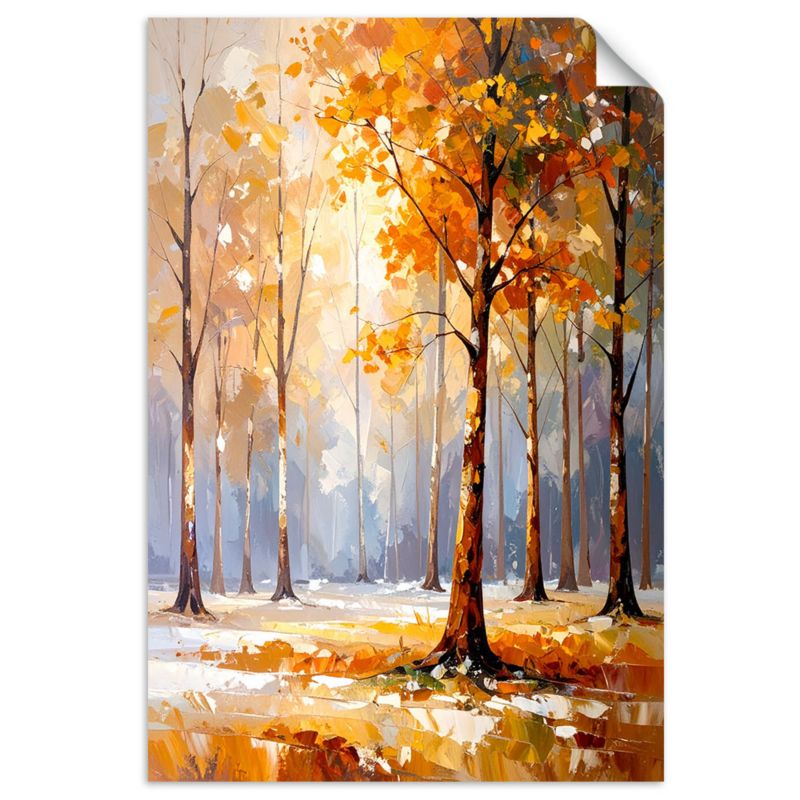 Naklejka na ścianę Feeby Krajobraz Drzewa Las Natura 20x30cm 1szt