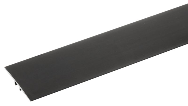 Profil progowy płaski Cezar Czarny 35mm 2,79m aluminiowy 1 szt.