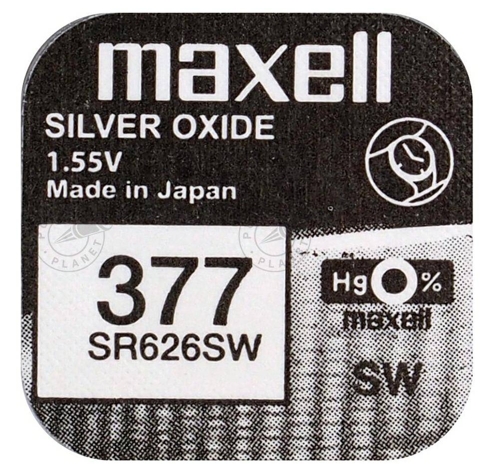 MAXELL Bateria SR626SW 377 - Henryx24