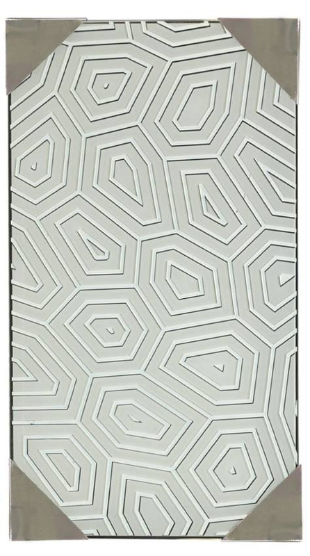 Biały plafon sufitowy szklany do salonu ASTON 2xE27