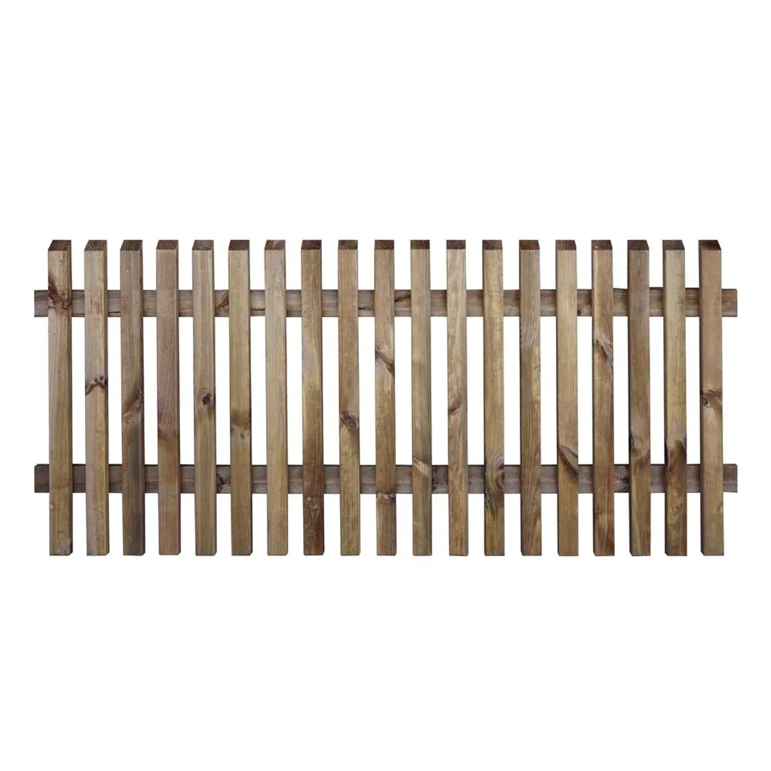 Płot sztachetowy Juist brąz - 180 x 80 cm