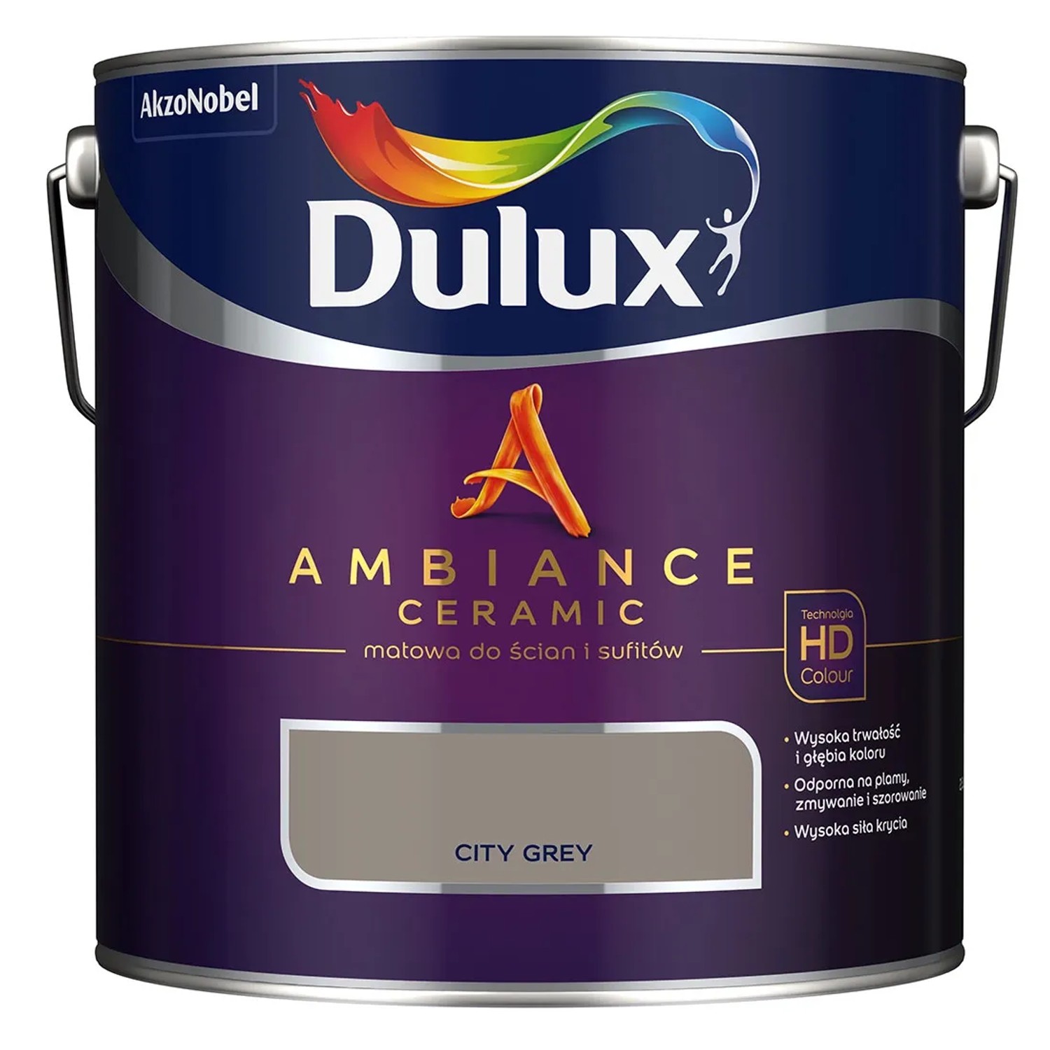 Farba Dulux Ambiance Ceramic city grey 2,5 L