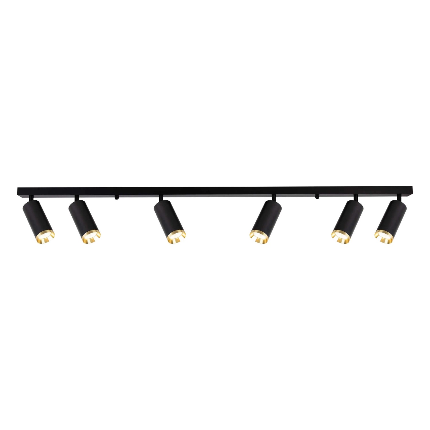Goldlux Listwa Spot Mica 6xGU10 10W czarno-złota