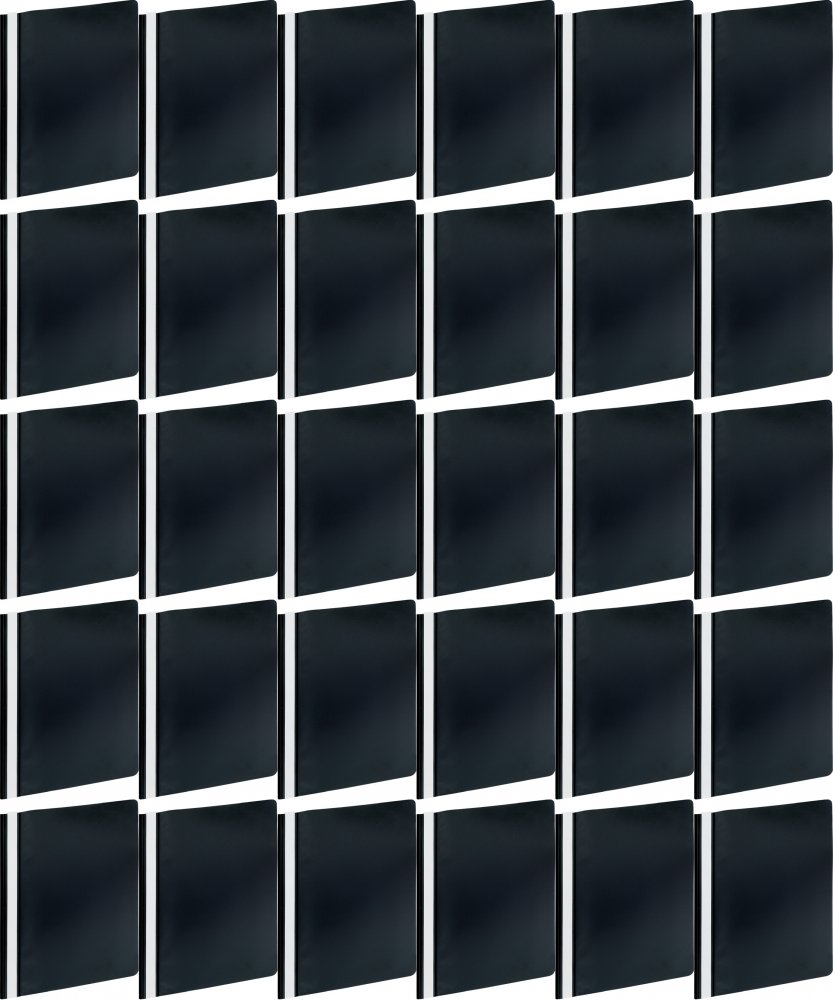 30x Skoroszyt plastikowy bez oczek Grand GR 505, A4, czarny